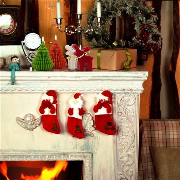 Christmas Scented Candles |  Elk & Christmas Tree Shaped Candle6 Pack Handmade - Picture 7 of 9